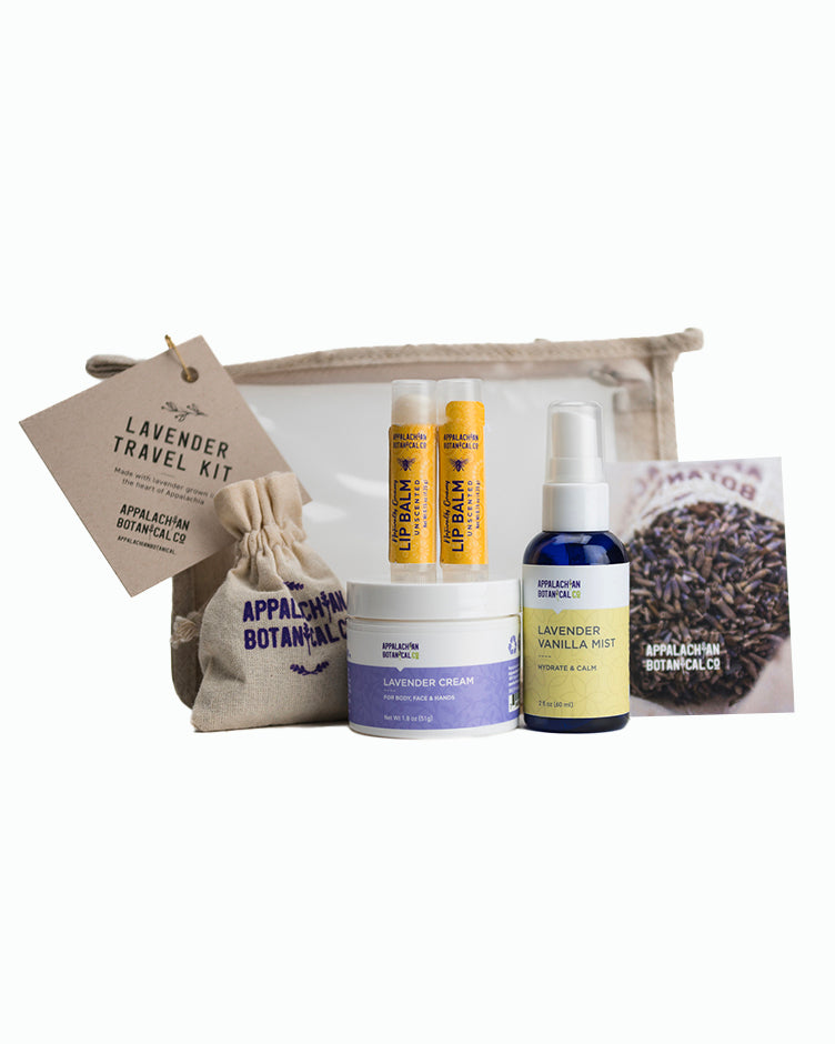 Lavender Travel Kit w/lavender vanilla mist