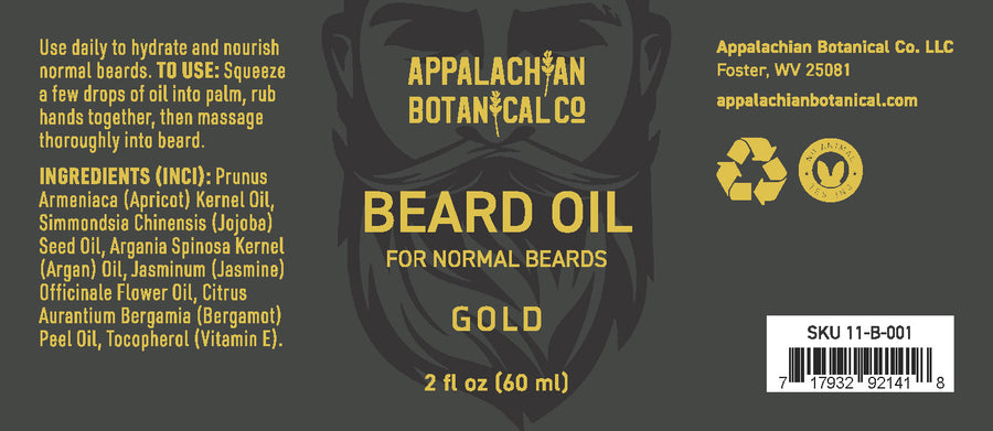 Beard Oil / Gold / 2 fl oz