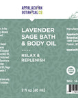Lavender Sage Bath & Body Oil