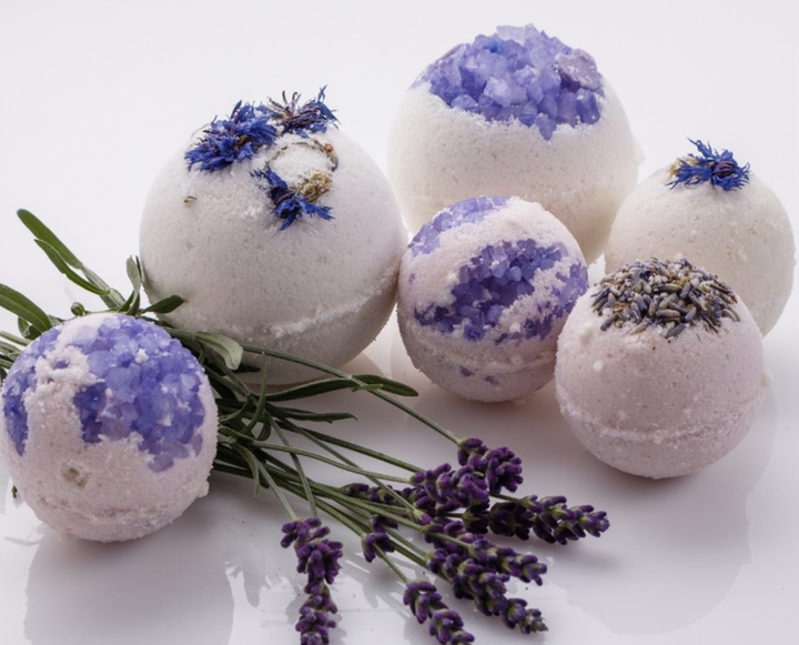 Soothing, Economic DIY Lavender Bath Bombs