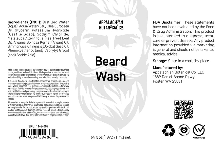 Bulk Beard Wash