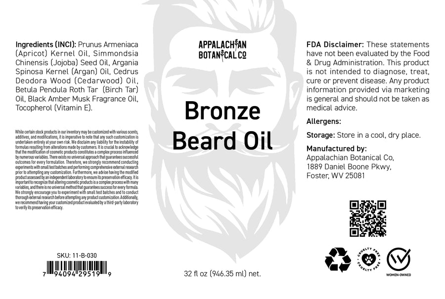 Bulk Beard Oil / Bronze