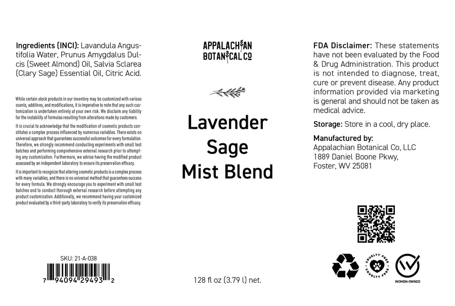 Bulk Lavender Sage Mist Blend