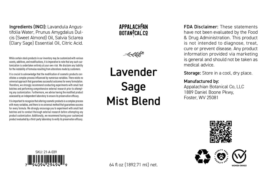 Bulk Lavender Sage Mist Blend