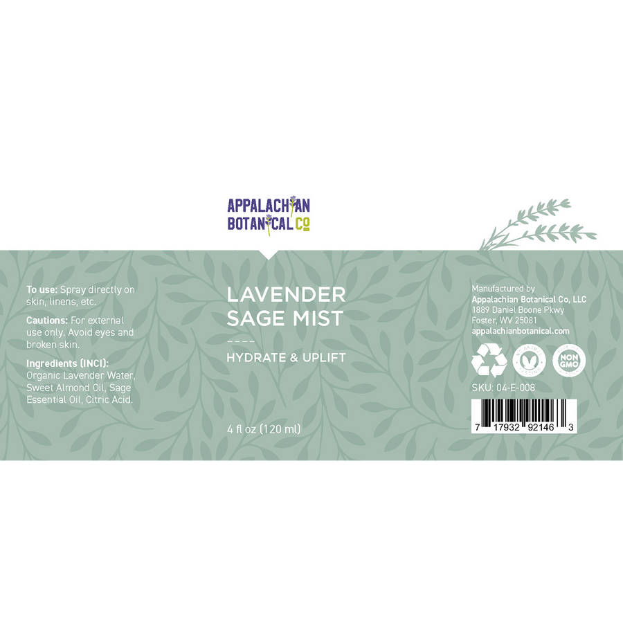 Clearance! Lavender Sage Mist