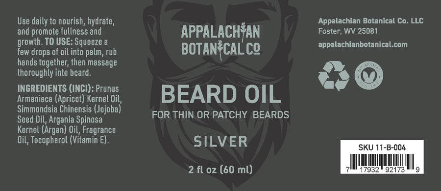 Beard Oil / Silver / 2 fl oz