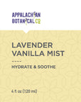 Clearance! Lavender Vanilla Mist