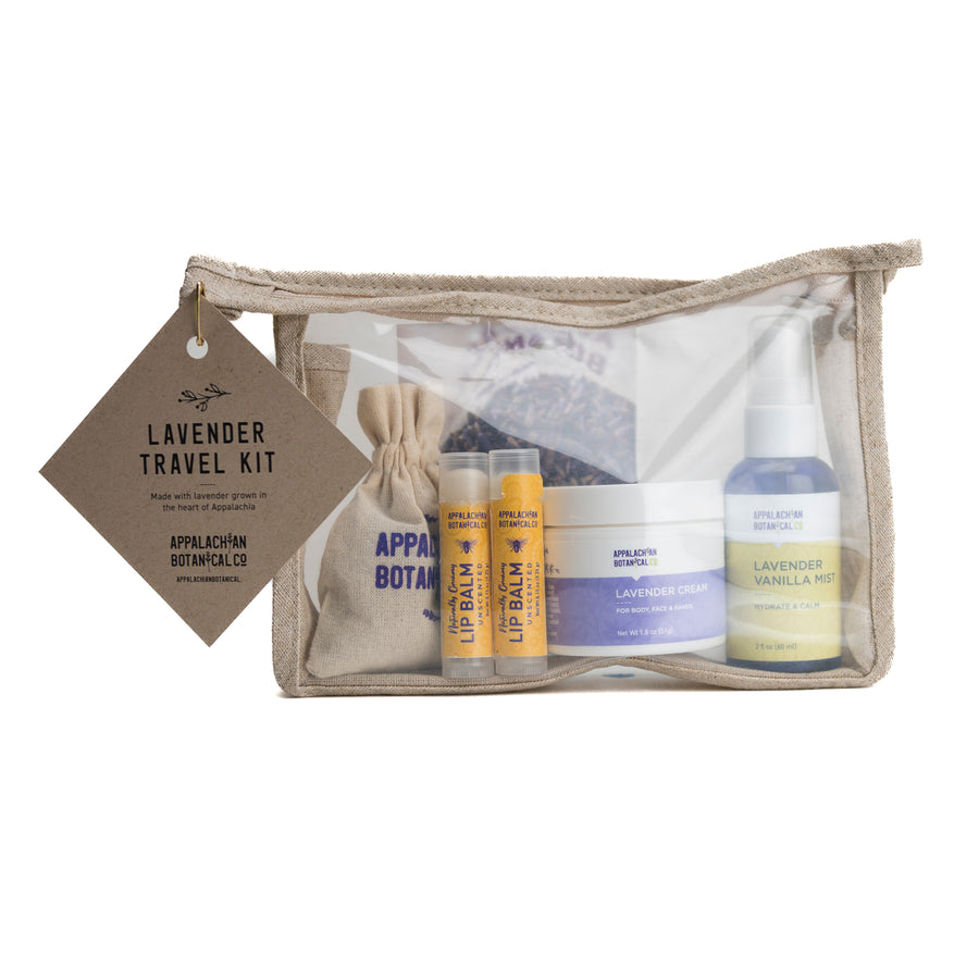Lavender Travel Kit w/lavender vanilla mist
